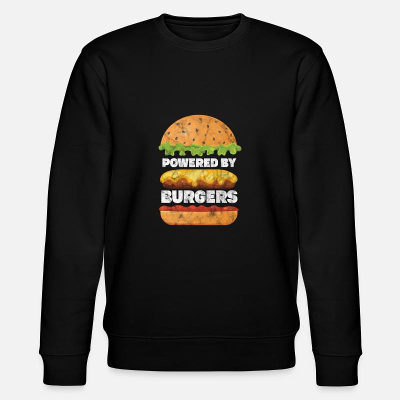 Burger - Stanley/Stella CHANGER Unisex Organic Sweatshirt - black