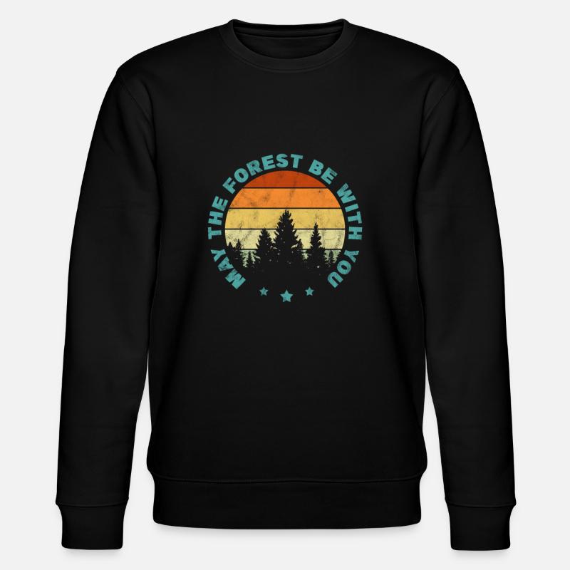 Wald - Stanley/Stella Unisex Bio-Sweatshirt CHANGER  - Schwarz