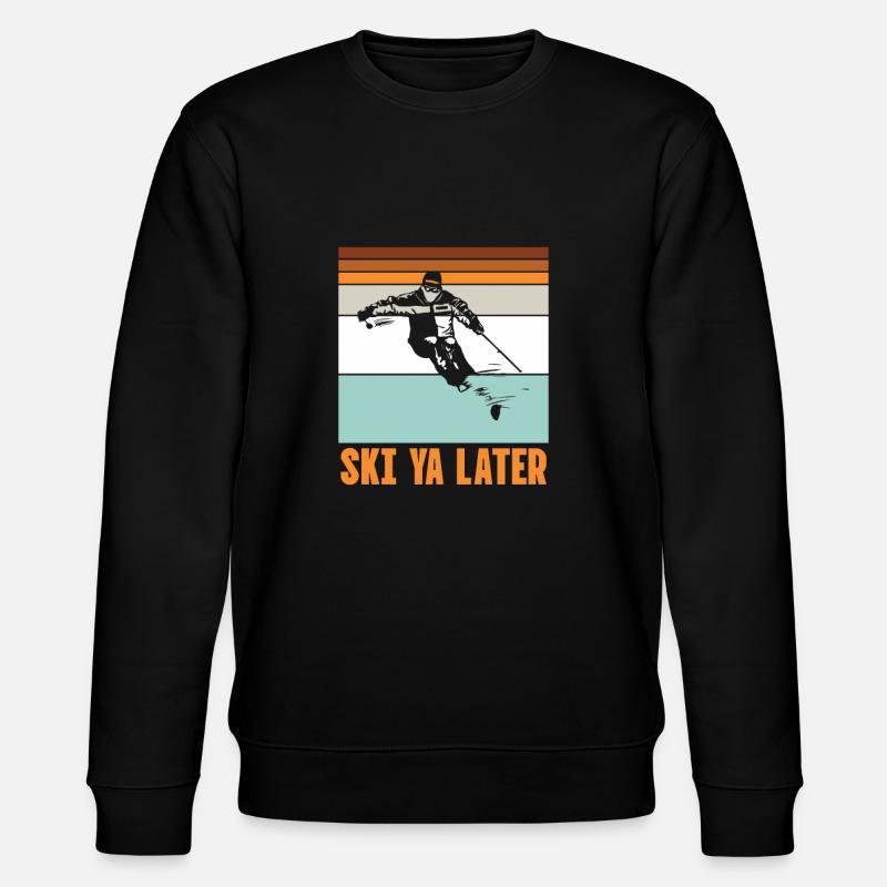 Ski - Stanley/Stella Unisex Bio-Sweatshirt CHANGER  - Schwarz