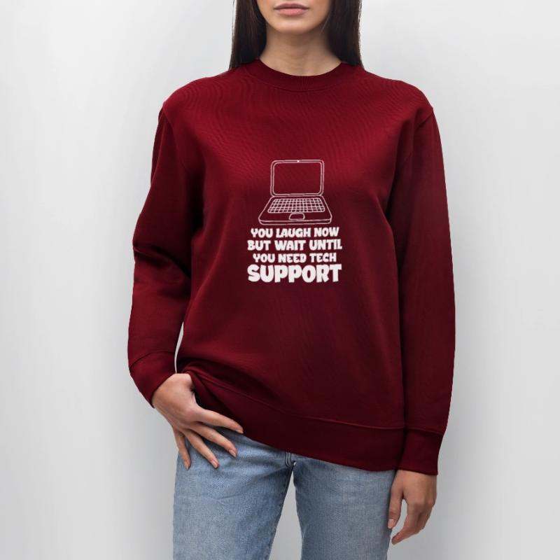 Technical Support Computer It Admin Gift Stanley/Stella CHANGER Unisex Organic Sweatshirt