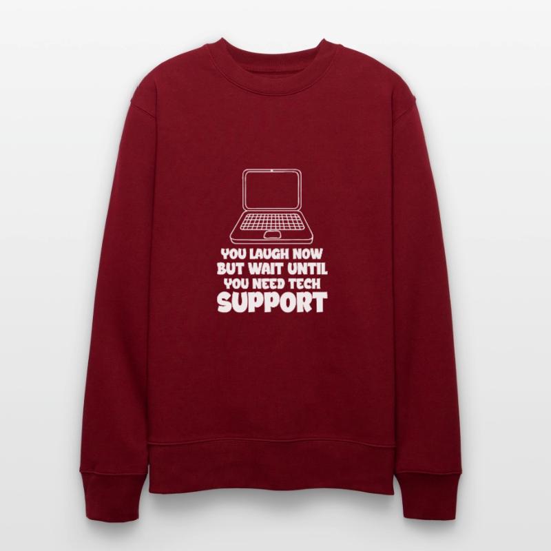 Technical Support Computer It Admin Gift Stanley/Stella CHANGER Unisex Organic Sweatshirt