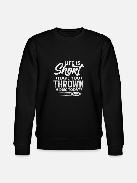 Ultimate Frisbee - Stanley/Stella CHANGER Unisex Organic Sweatshirt - black