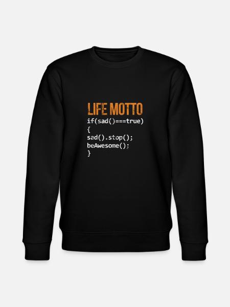 Software developer - Stanley/Stella CHANGER Unisex Organic Sweatshirt - black
