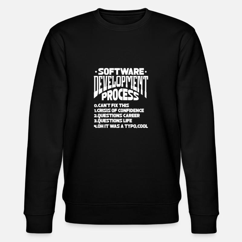 Softwareentwickler Programmierer Software - Stanley/Stella Unisex Bio-Sweatshirt CHANGER  - Schwarz