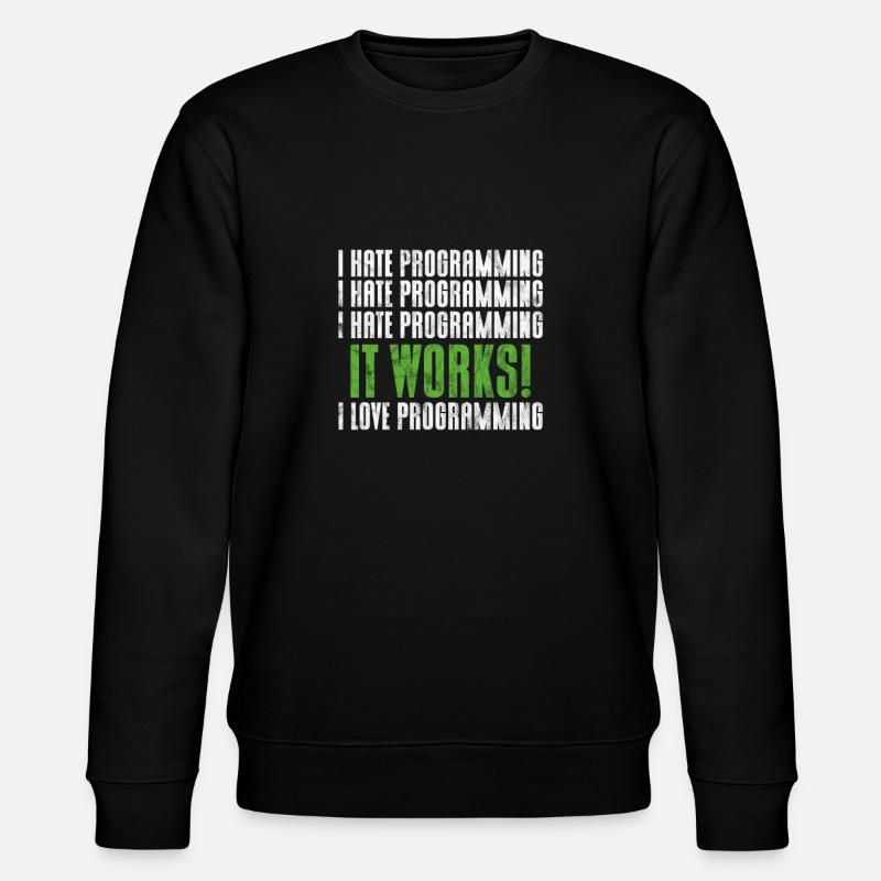 Programmer - Stanley/Stella CHANGER Unisex Organic Sweatshirt - black