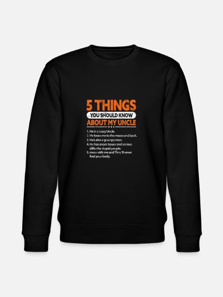 Uncle - Stanley/Stella CHANGER Unisex Organic Sweatshirt - black