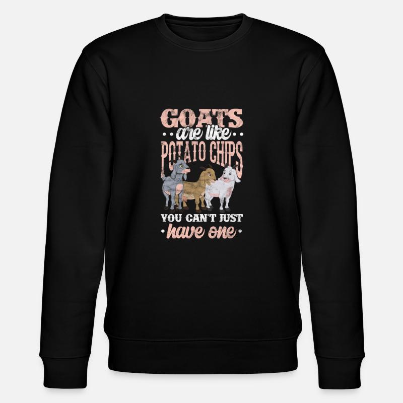 Goat - Stanley/Stella CHANGER Unisex Organic Sweatshirt - black