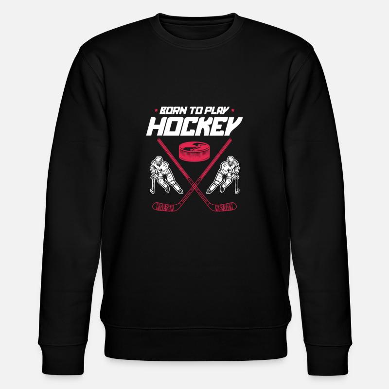 Eishockey - Stanley/Stella Unisex Bio-Sweatshirt CHANGER  - Schwarz