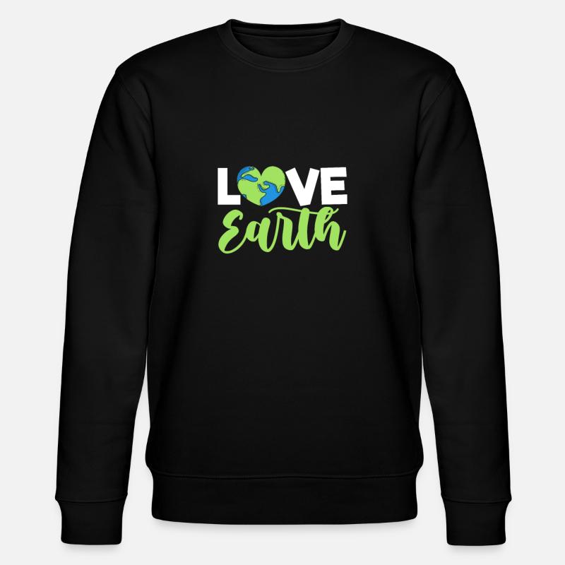 Klimawandel - Stanley/Stella Unisex Bio-Sweatshirt CHANGER  - Schwarz