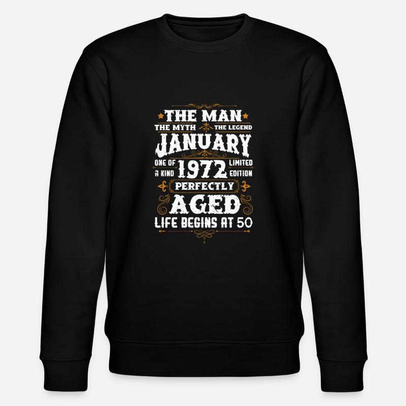 Janvier 1972 - Sweat bio CHANGER Stanley/Stella Unisexe - noir