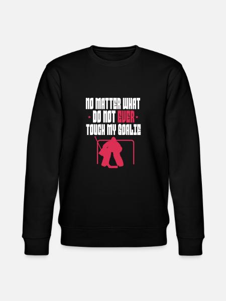 Hockeytormann - Stanley/Stella Unisex Bio-Sweatshirt CHANGER  - Schwarz