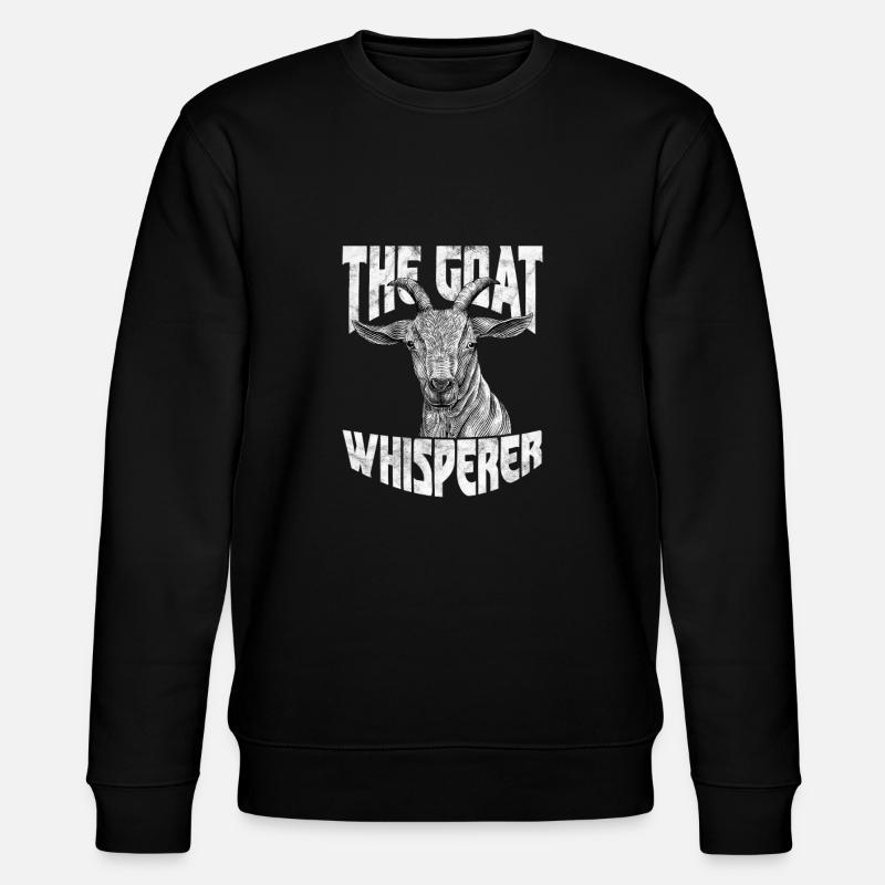 Chèvre - Sweat bio CHANGER Stanley/Stella Unisexe - noir