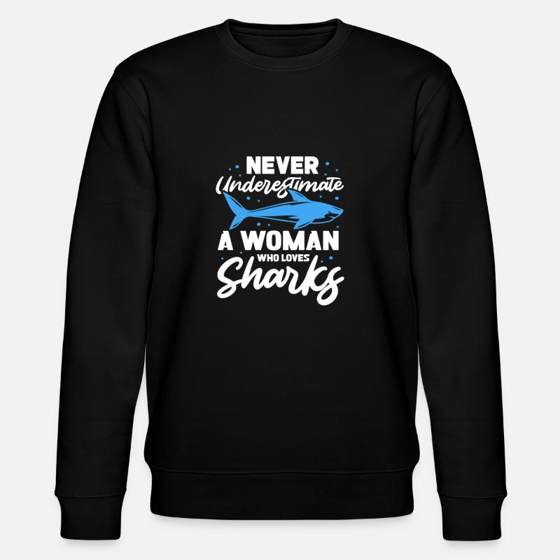 Femme Requin - Sweat bio CHANGER Stanley/Stella Unisexe - noir