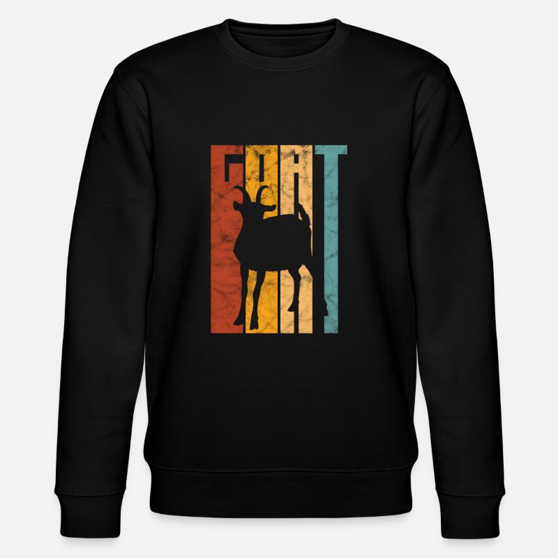 Ziege - Stanley/Stella Unisex Bio-Sweatshirt CHANGER  - Schwarz