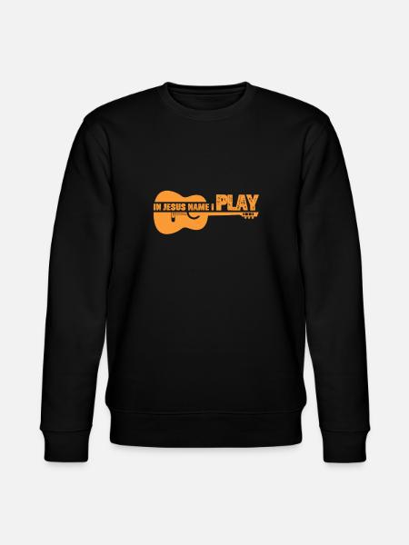 Guitar Jesus - Stanley/Stella CHANGER Unisex Organic Sweatshirt - black