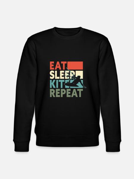 Kitesurfing - Stanley/Stella CHANGER Unisex Organic Sweatshirt - black