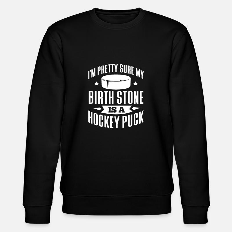 Eishockey - Stanley/Stella Unisex Bio-Sweatshirt CHANGER  - Schwarz