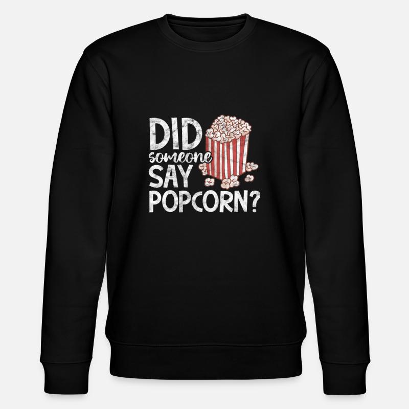 Popcorn - Stanley/Stella Unisex Bio-Sweatshirt CHANGER - Schwarz