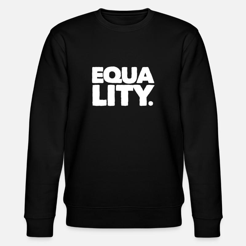 Human rights - Stanley/Stella CHANGER Unisex Organic Sweatshirt - black