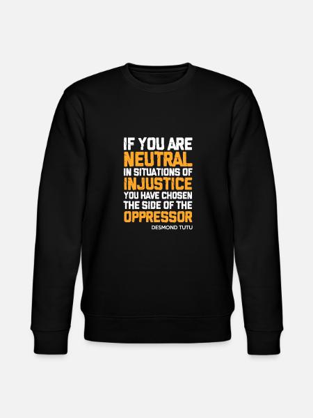 Human rights - Stanley/Stella CHANGER Unisex Organic Sweatshirt - black