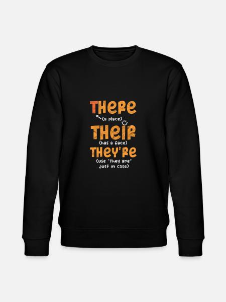 Grammar Teacher - Stanley/Stella CHANGER Unisex Organic Sweatshirt - black