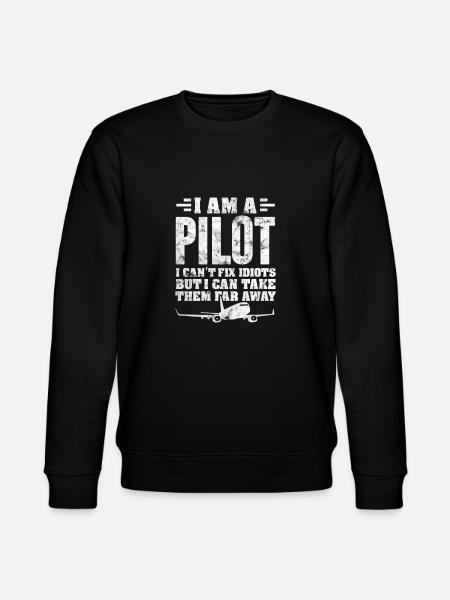 Pilot - Stanley/Stella CHANGER Unisex Organic Sweatshirt - black