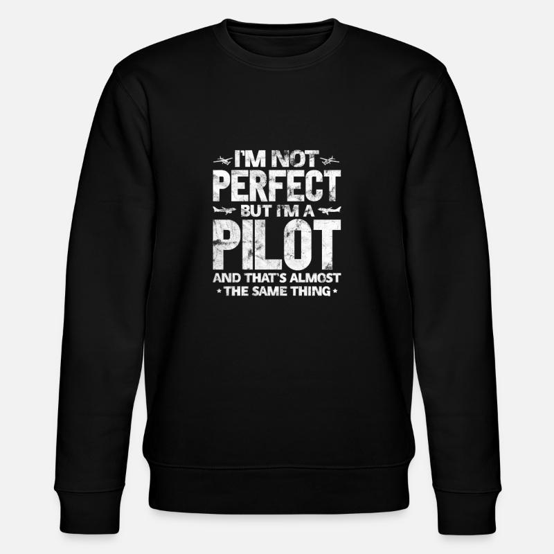 Pilot - Stanley/Stella CHANGER Unisex Organic Sweatshirt - black