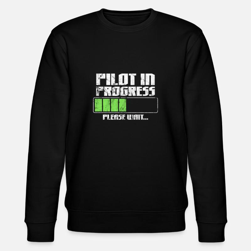 Pilote - Sweat bio CHANGER Stanley/Stella Unisexe - noir