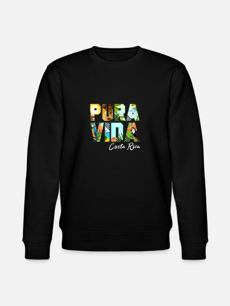Costa Rica - Stanley/Stella CHANGER Unisex Organic Sweatshirt - black