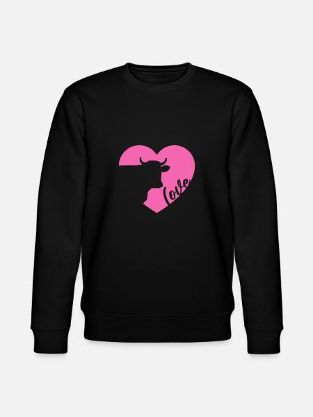 Cow - Stanley/Stella CHANGER Unisex Organic Sweatshirt - black