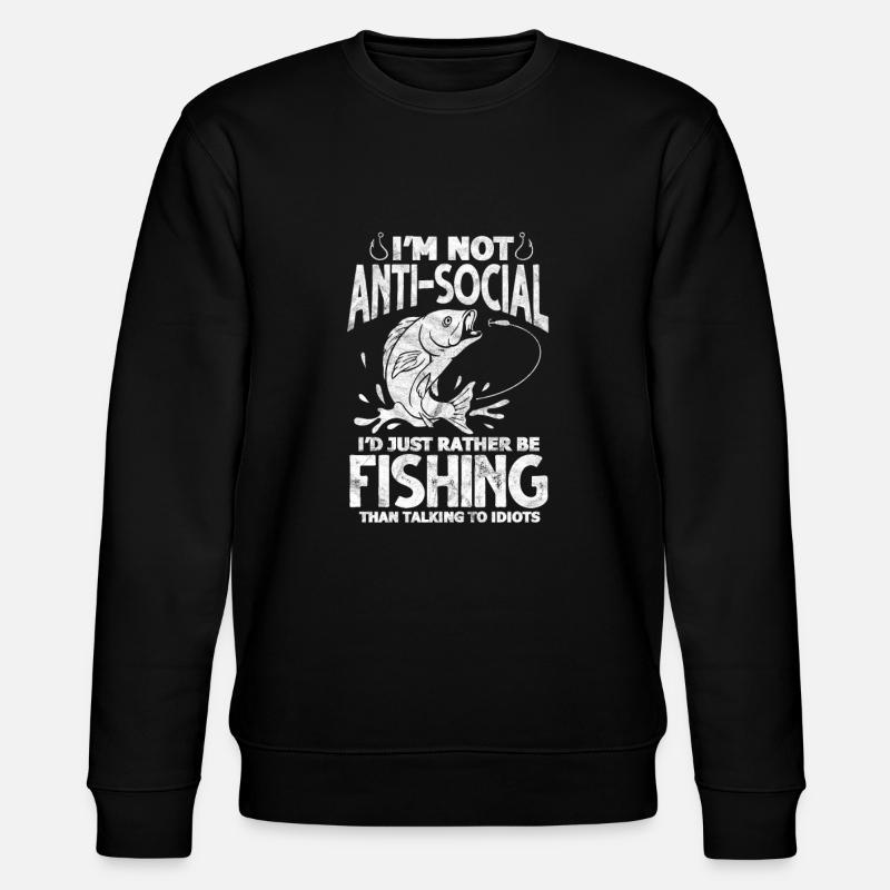 Angler - Stanley/Stella Unisex Bio-Sweatshirt CHANGER  - Schwarz