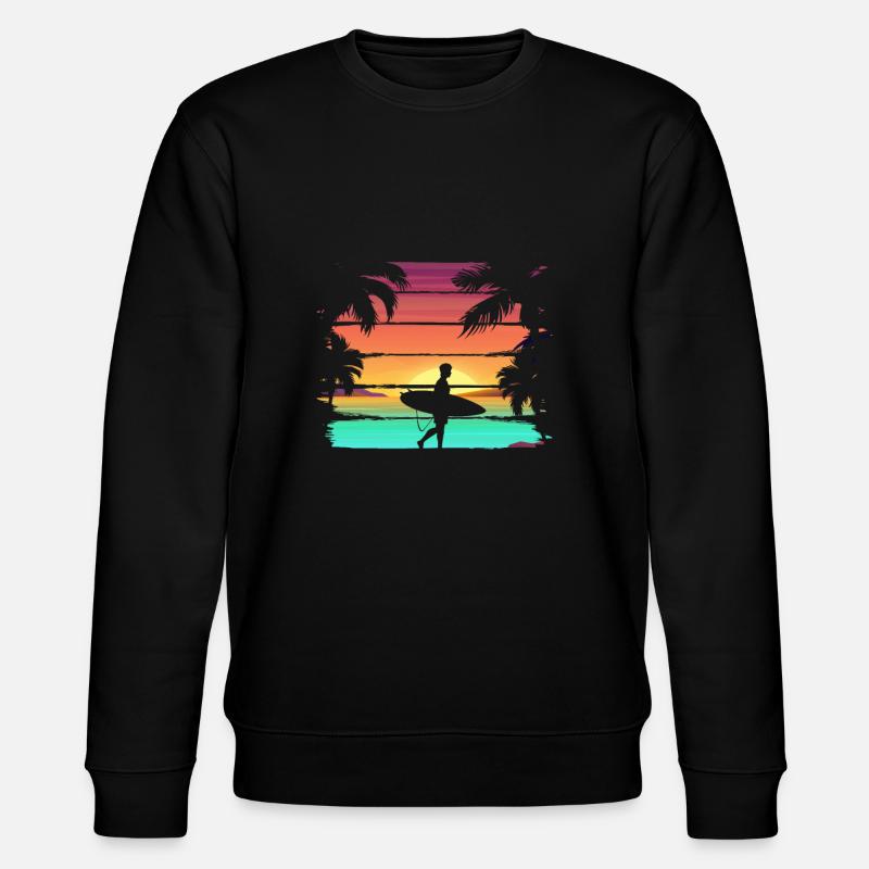 Plage - Sweat bio CHANGER Stanley/Stella Unisexe - noir