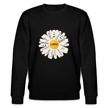 Motivation - Stanley/Stella Unisex Bio-Sweatshirt CHANGER  - Schwarz - Vorne - Nik (191cm) & Marisol (170cm)