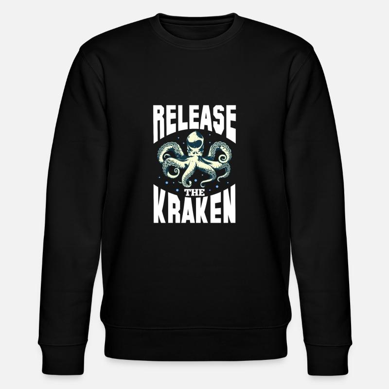 Krake - Stanley/Stella Unisex Bio-Sweatshirt CHANGER  - Schwarz