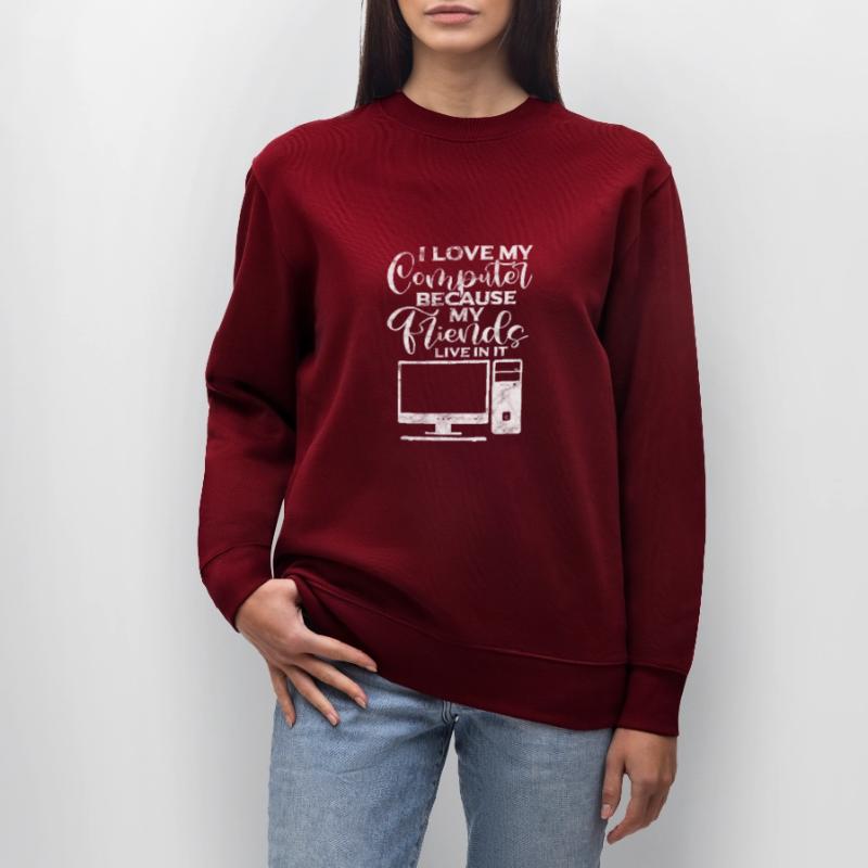 Computer Nerd PC Programmierer Informatik Geschenk Stanley/Stella Unisex Bio-Sweatshirt CHANGER 