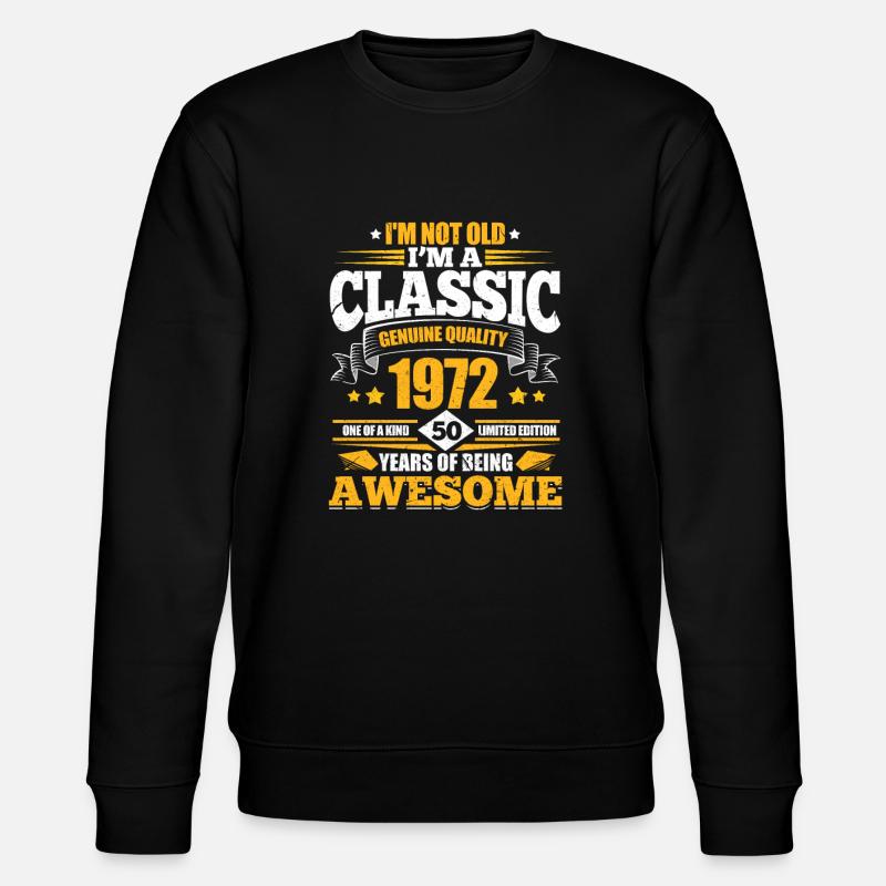 1972 - Sweat bio CHANGER Stanley/Stella Unisexe - noir