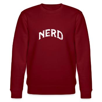Ordinateur - Sweat bio CHANGER Stanley/Stella Unisexe - bordeaux - Devant - Nik (191cm) & Marisol (170cm)