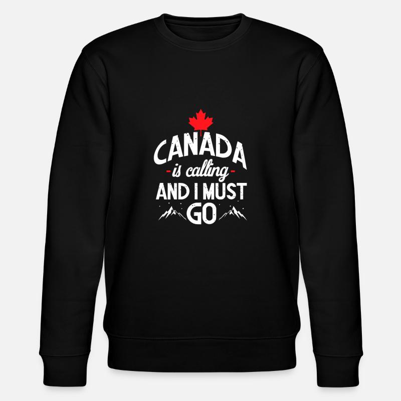Kanada - Stanley/Stella Unisex Bio-Sweatshirt CHANGER  - Schwarz