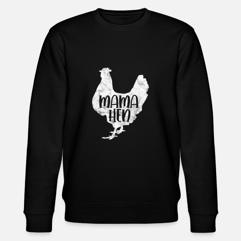 Chicken - Stanley/Stella CHANGER Unisex Organic Sweatshirt - black