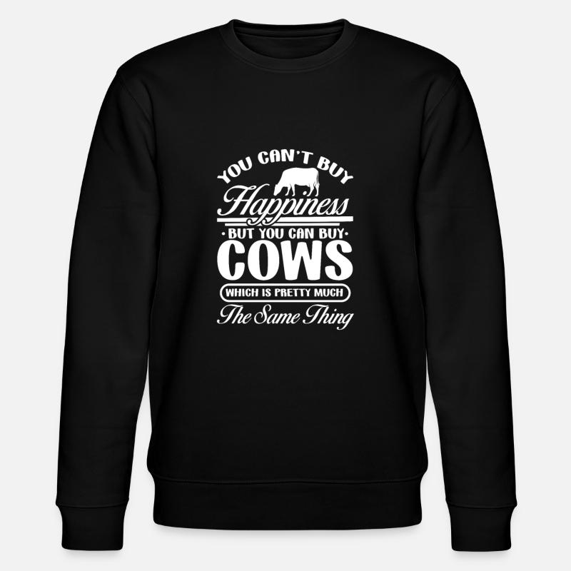 Vache - Sweat bio CHANGER Stanley/Stella Unisexe - noir