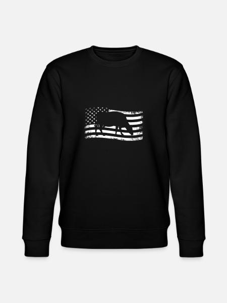 Cow - Stanley/Stella CHANGER Unisex Organic Sweatshirt - black