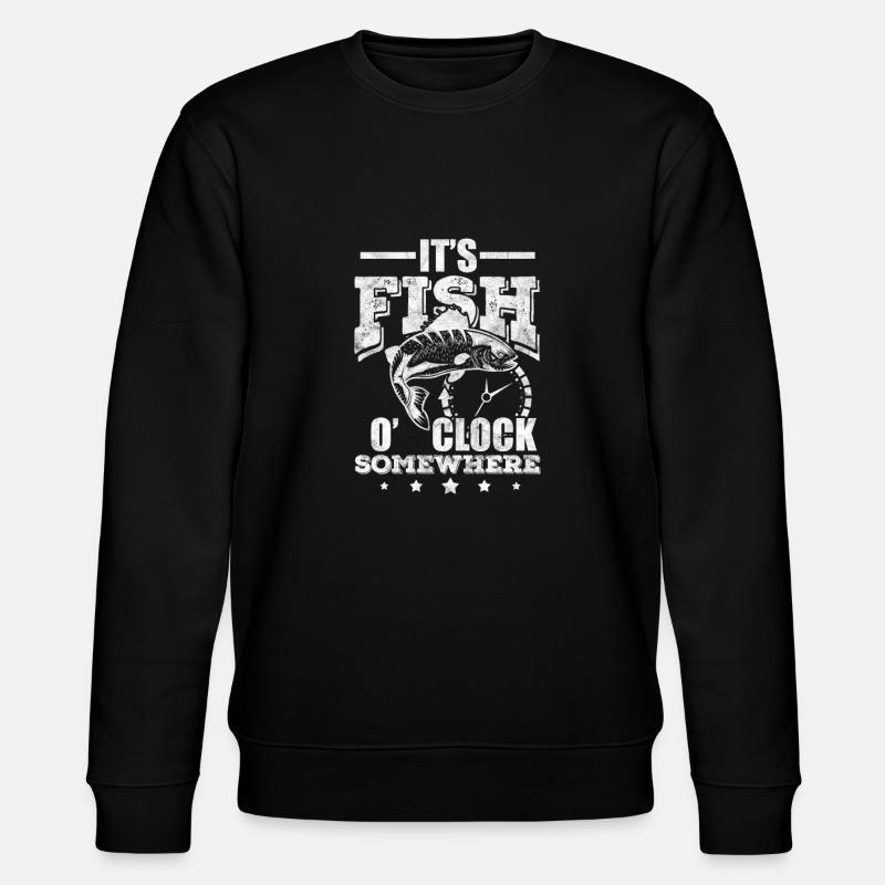 Angler - Stanley/Stella Unisex Bio-Sweatshirt CHANGER  - Schwarz