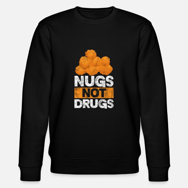 Chicken Nuggets - Stanley/Stella Unisex Bio-Sweatshirt CHANGER  - Schwarz