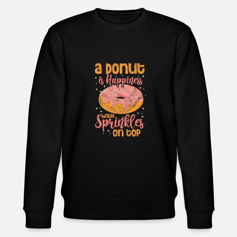 Doughnut - Stanley/Stella CHANGER Unisex Organic Sweatshirt - black