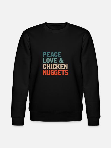 Chicken Poultry Chicken Nuggets Gift - Stanley/Stella CHANGER Unisex Organic Sweatshirt - black