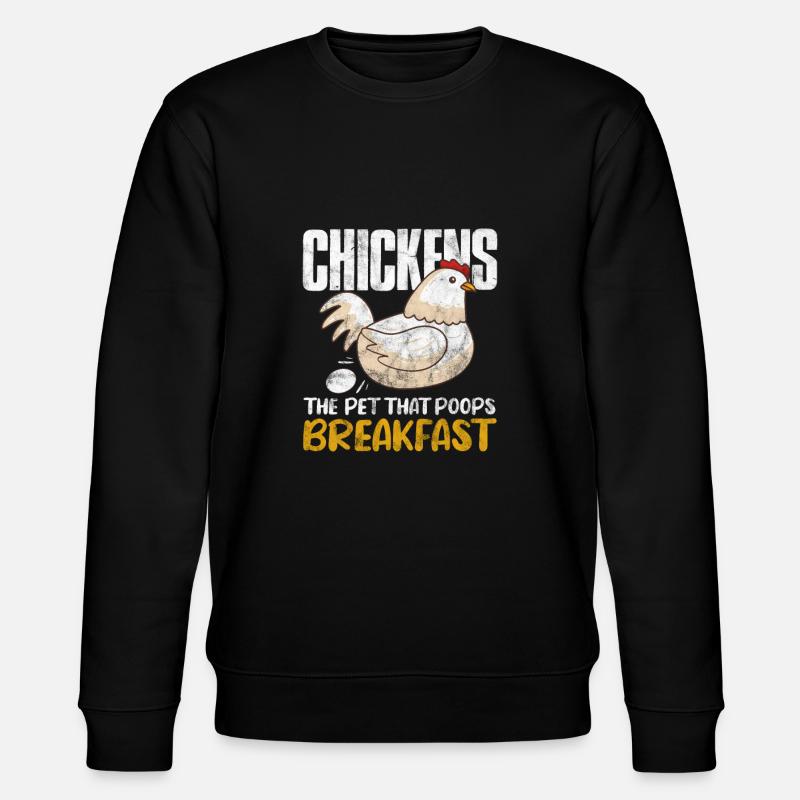 Poulet - Sweat bio CHANGER Stanley/Stella Unisexe - noir