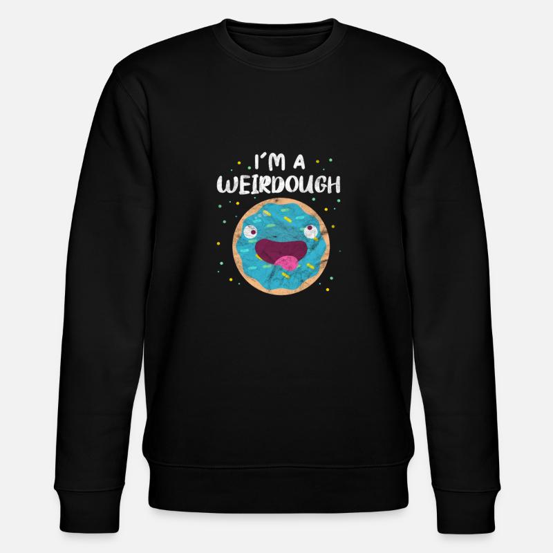 Doughnut - Stanley/Stella CHANGER Unisex Organic Sweatshirt - black