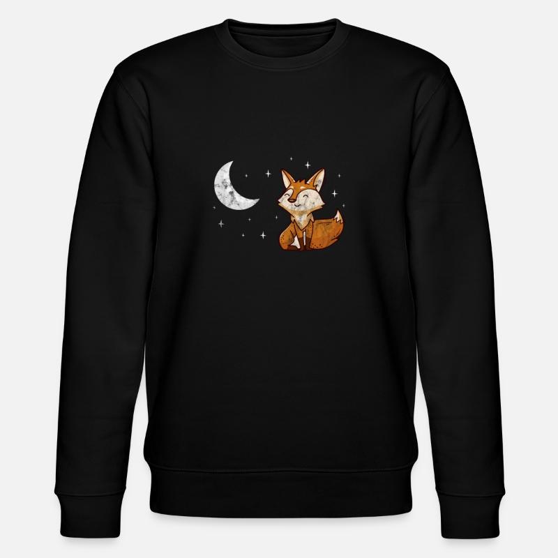 Fox - Stanley/Stella CHANGER Unisex Organic Sweatshirt - black