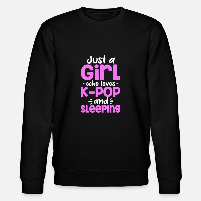 K-Pop - Ekologisk sweatshirt CHANGER unisex från Stanley/Stella - svart