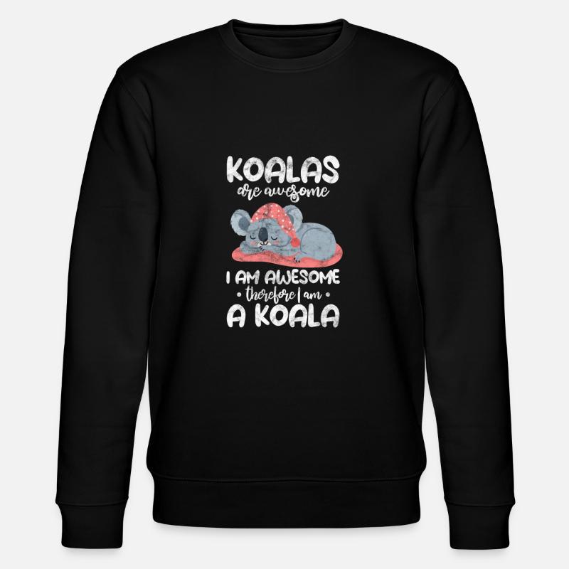 Koala - Stanley/Stella CHANGER Unisex Organic Sweatshirt - black